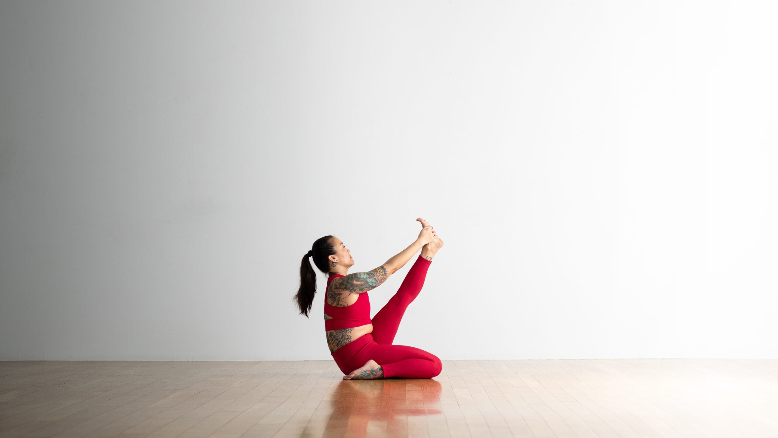 Krounchasana (Heron Pose): Basics, Steps, Benefits & More - 7pranayama.com  | Learn yoga poses, Yoga benefits, Workout