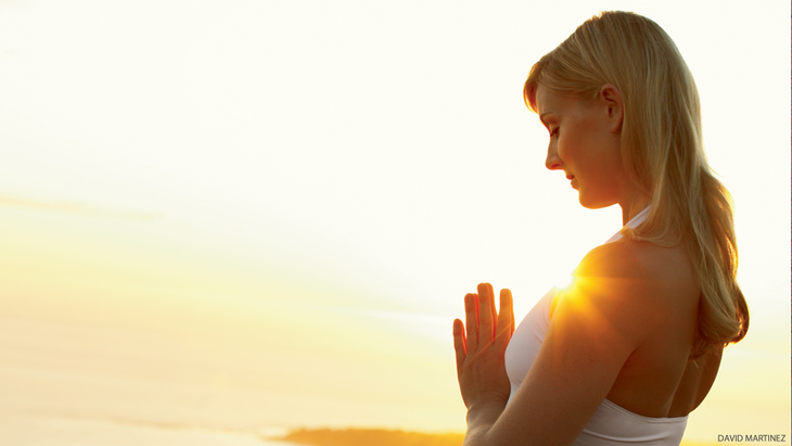 woman meditating meditation, anjali mudra woman meditating, anjali mudra