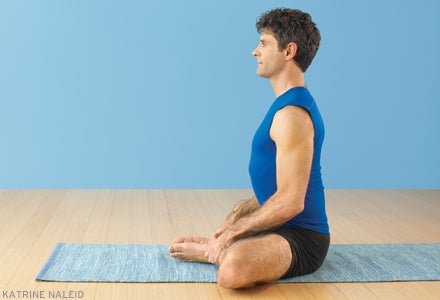 Yoga Bound Angle Pose, artwork - Stock Image - C020/2502 - Science Photo  Library