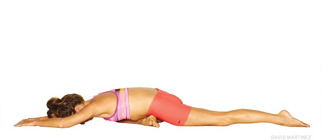 one-legged king pigeon pose