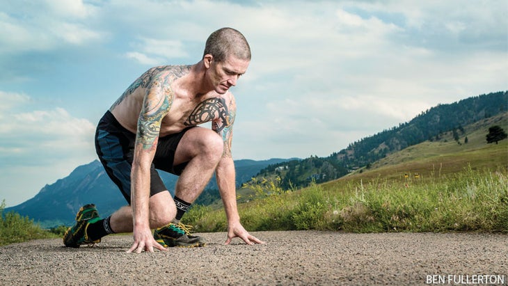 Trail Running Lunge Pose