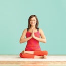 woman in agnistambhasana firelog yoga pose woman in agnistambhasana firelog yoga pose