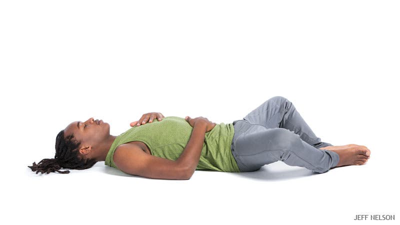 Jan 15 Home Practice Reclining Bound Angle Supta Baddha Konasana
