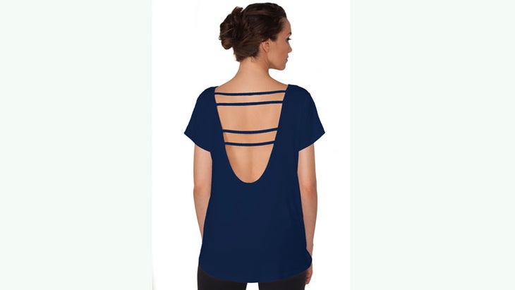 Stay stylish and comfortable with Gaiam Women's Open Back Yoga Tank Top