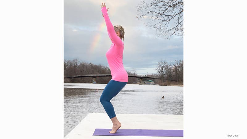 Chair Pose, Utkatasana chair pose