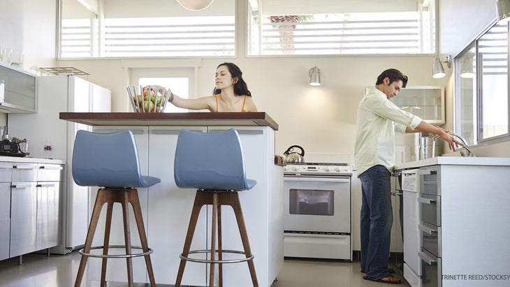 Kitchen Couple Kitchen couple, practice acceptance