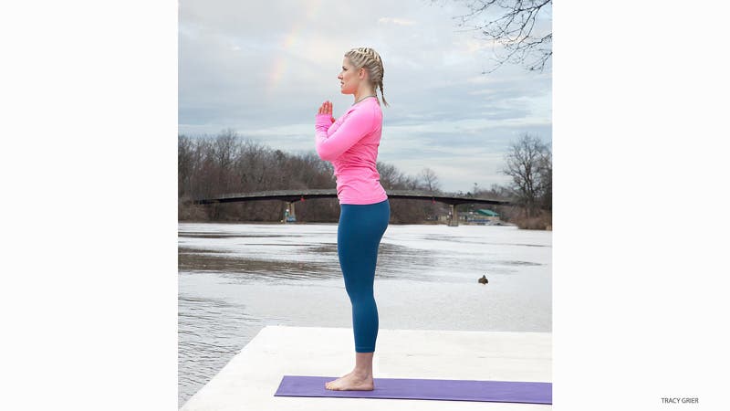 Mountain Pose, standing attention standing attention, mountain