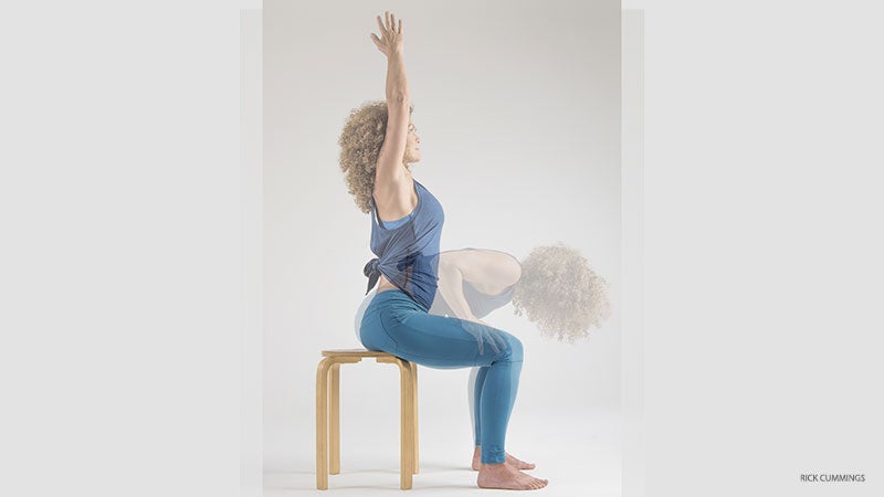 A list of basic chair yoga poses - Sequence Wiz