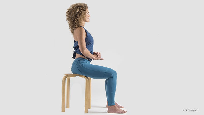 Basic chair yoga for beginners and seniors - Iyengar Yoga - YouTube