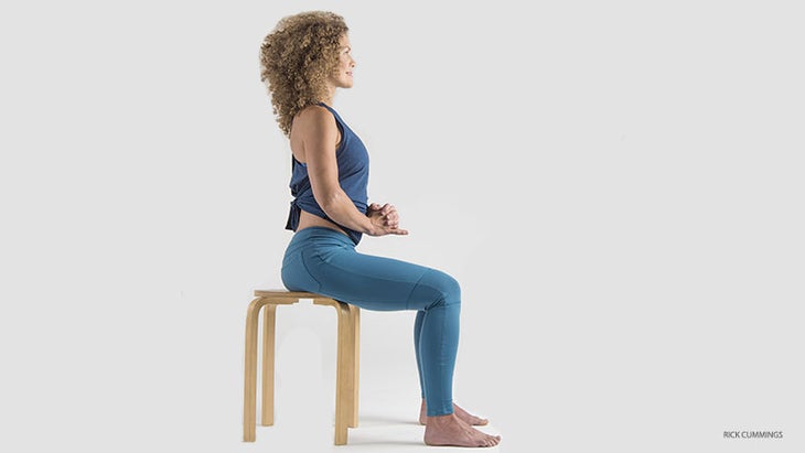 Meditation + Seated Yoga Poses to Relieve Anxiety