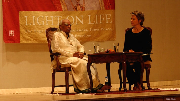 BKS IYENGAR AND ANNETTE BENNING