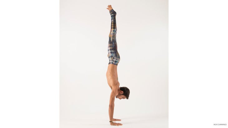 handstand pose, ado face vrksasana