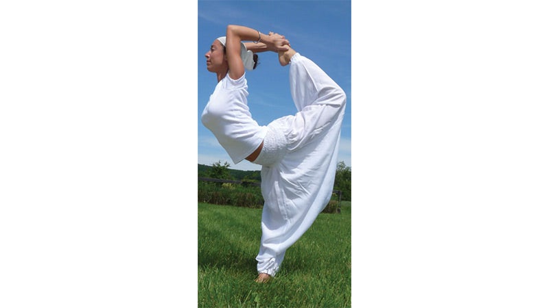 White cotton hotsell yoga clothes