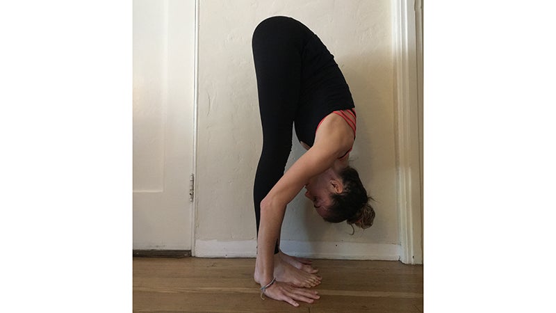 In Balance Hot Yoga - Uttanasana – Forward Fold. . A very simple