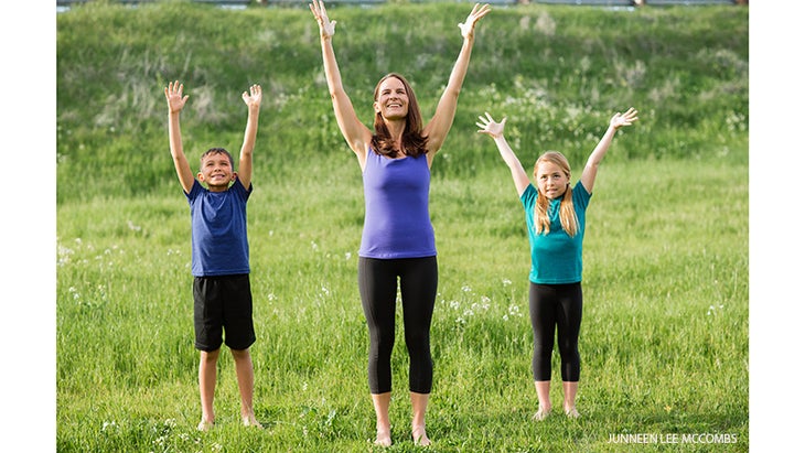 Wake Up Yoga Sequence for Kids -- With FREE Pose Cards! •