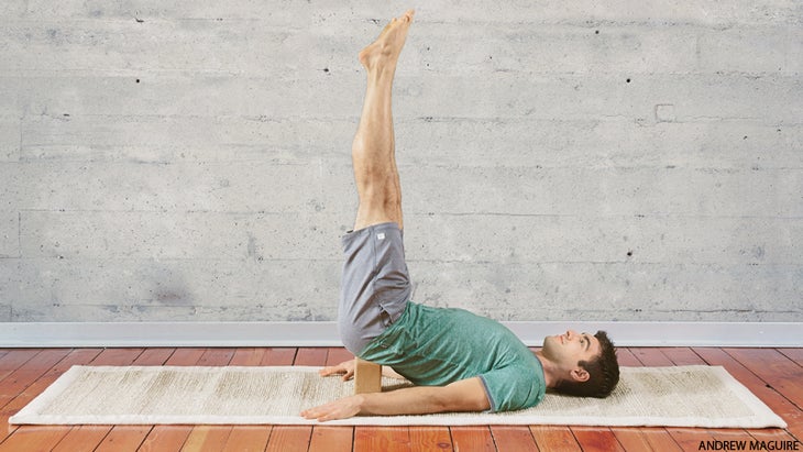Yoga&Trauma(9) supported shoulderstand, modified