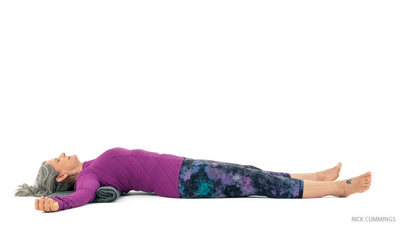 3 Variations of Supported Fish Pose to Try at Home