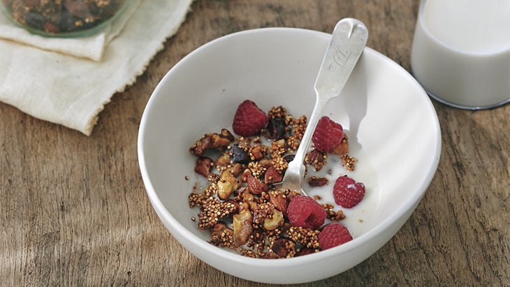 Honey Cinnamon Quinoa Granola Honey Cinnamon Quinoa Granola