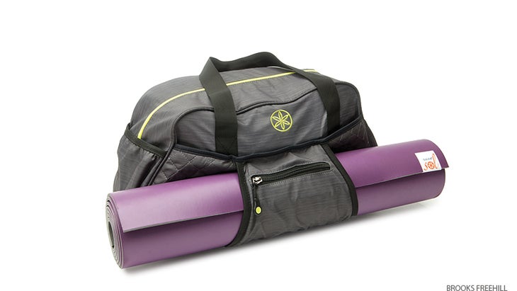 Gaiam Duffle Yoga Mat Bag Kit - 4 in 1