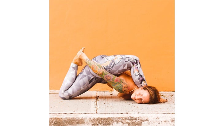 Extreme Yoga Pose | Art Print