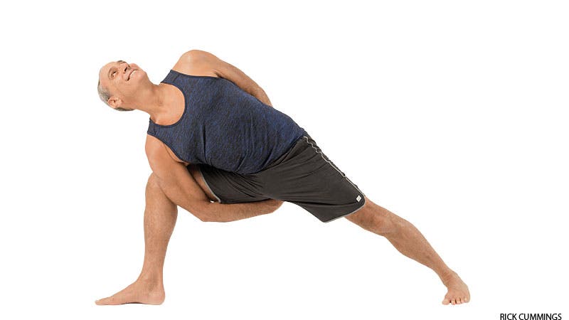 Baddha Parsvakonasana Bound Side Angle Pose