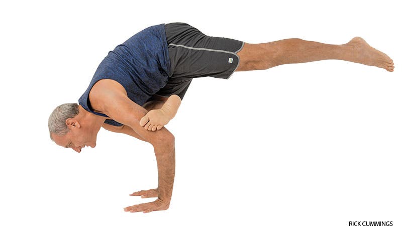 Eka Pada Galavasana Flying pigeon pose