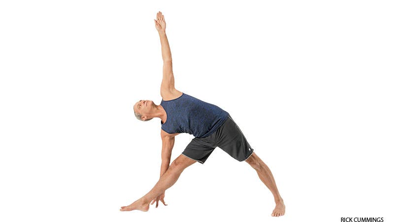 Utthita Trikonasana Extended triangle pose