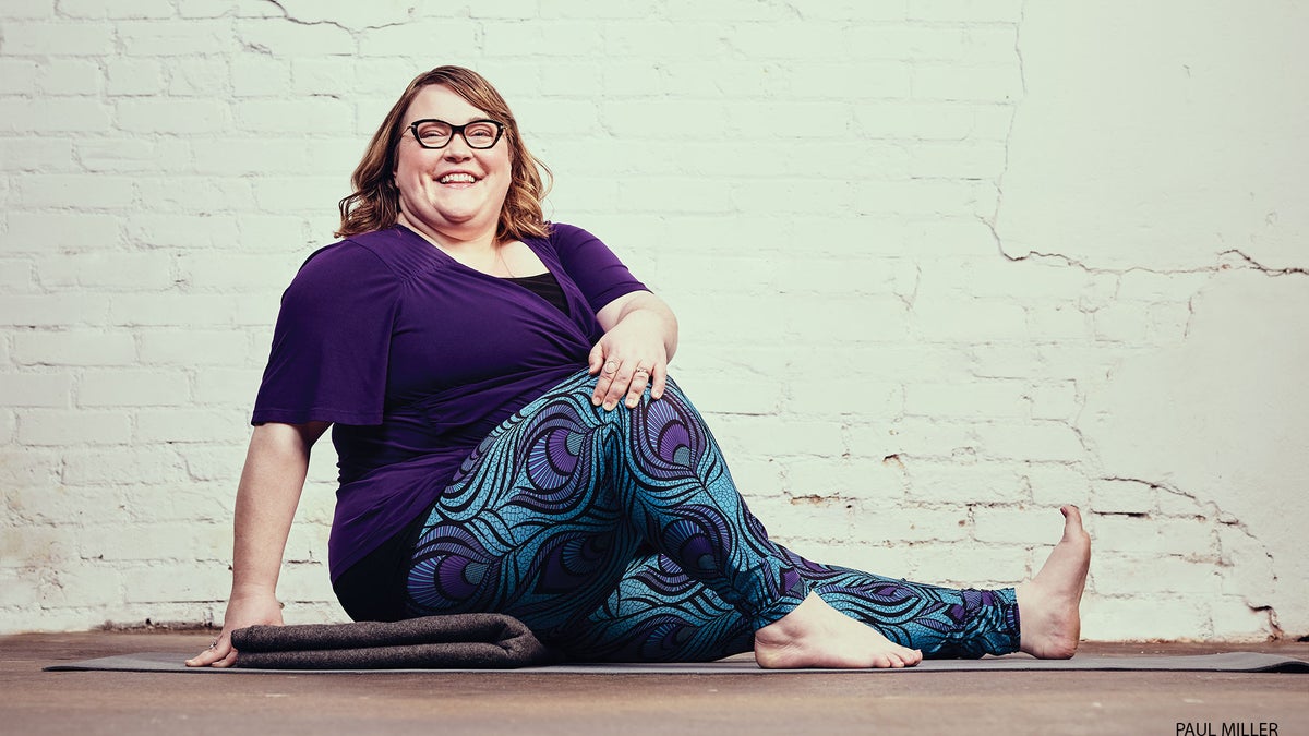 This incredible yoga teacher is challenging the idea that a 'plus-size