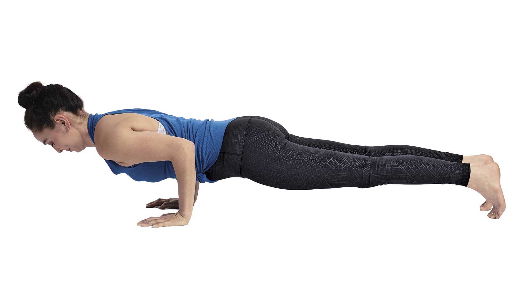 Fun Yoga Pose: Eka Pada Push-Ups — Alo Moves