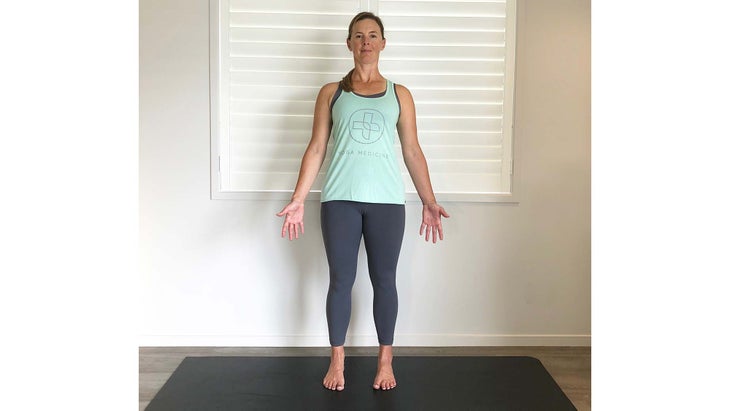 03-Tadasana easy yoga pose mountain pose
