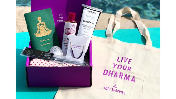  Handmade Gift Set for Yoga Lovers, Yoga Gift Box