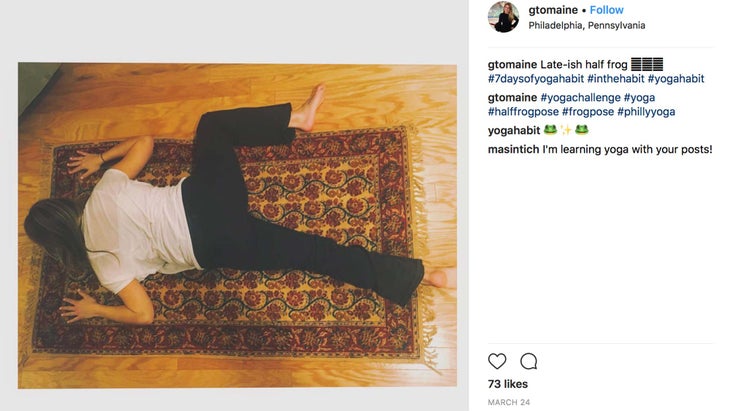 What I Learned From Doing a Social Media Yoga Challenge