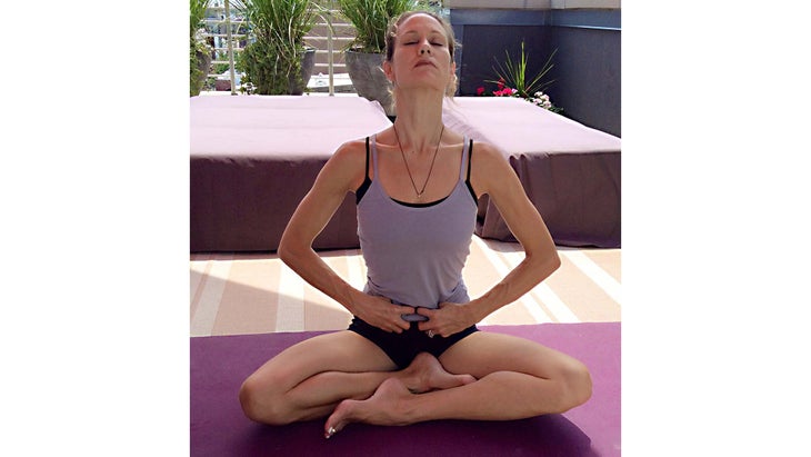 Yoga Girl - Breathe it all in & Love it all out , Meditation, Hand