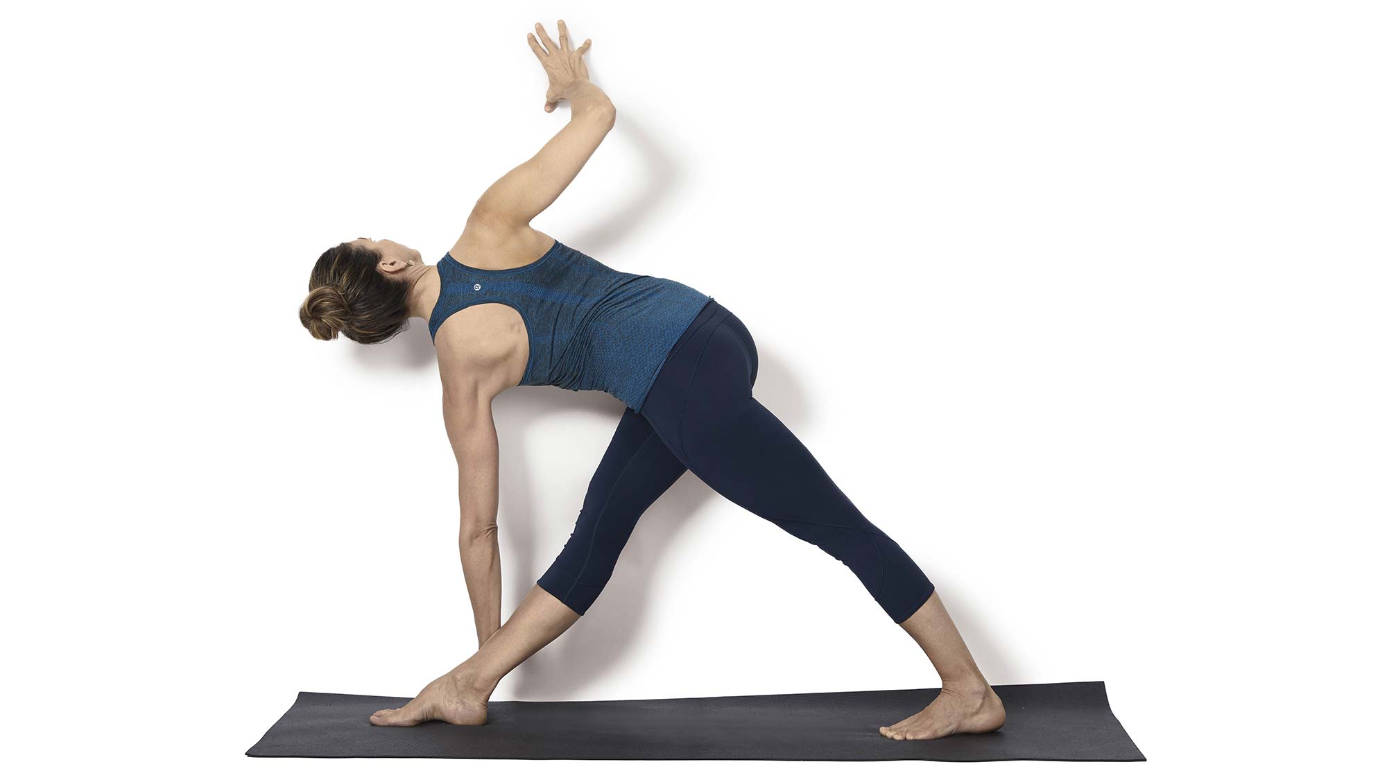Yoga Tutorial Revolved Triangle Pose Cartoon Stock Vector (Royalty Free)  2176610913 | Shutterstock