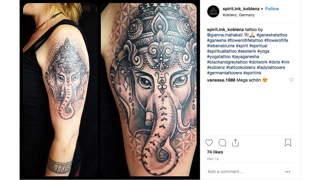 Enola Tattoo, when ornamental elements merge with spirituality - Tattoo Life