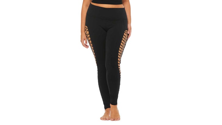 Yoga Lace-Up Leggings, Yoga Clothing, Capri Leggings, World Wide