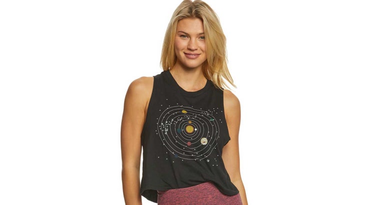 Gaiam Women's Open Back Yoga Tank Top - Nepal