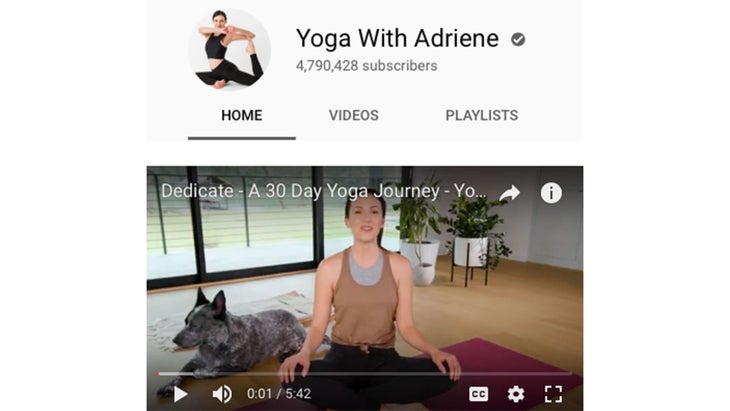 Best yoga  channels