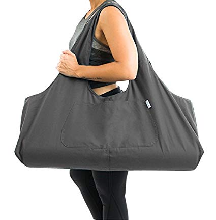 The Original Yogiiitote Yoga Mat Bag Tote Side Sling Carrier Two Pockets -  Green for sale online