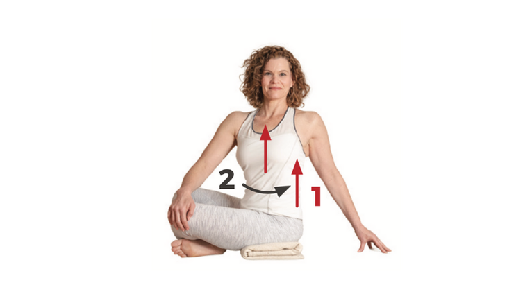 2-Easy-Pose-Twist Easy Pose with a Twist