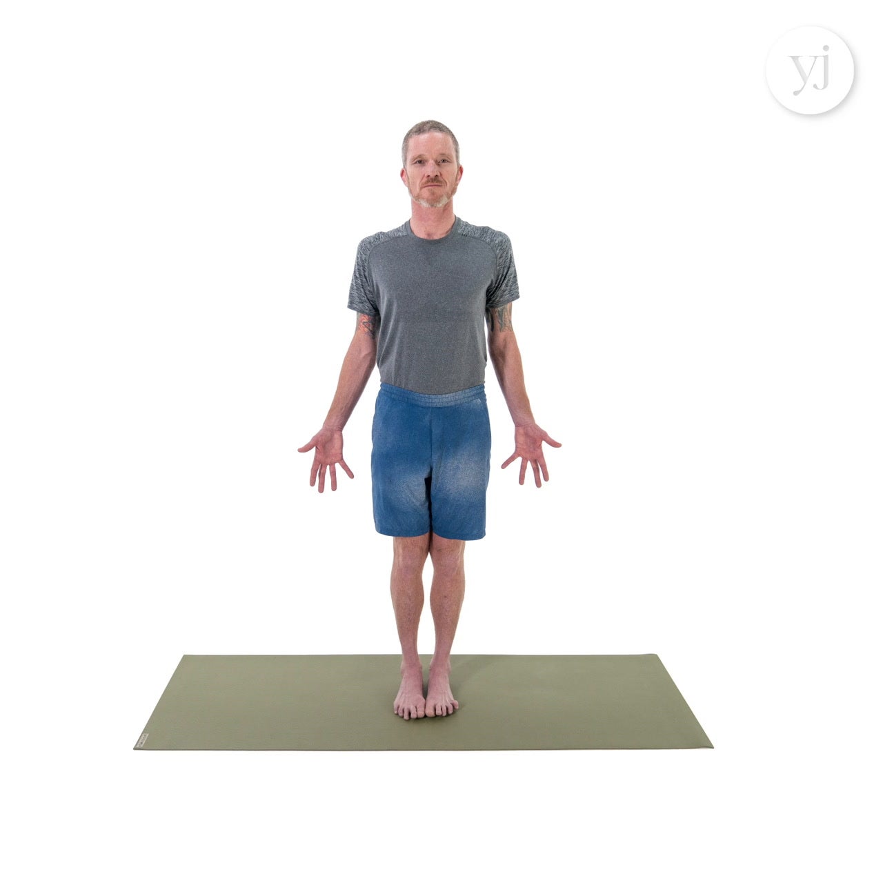The Yoga Room Versailles - Tadasana, Mountain Pose, is the foundation for  all standing poses. It literally teaches us how to stand on our own two  feet, how to root ourselves into