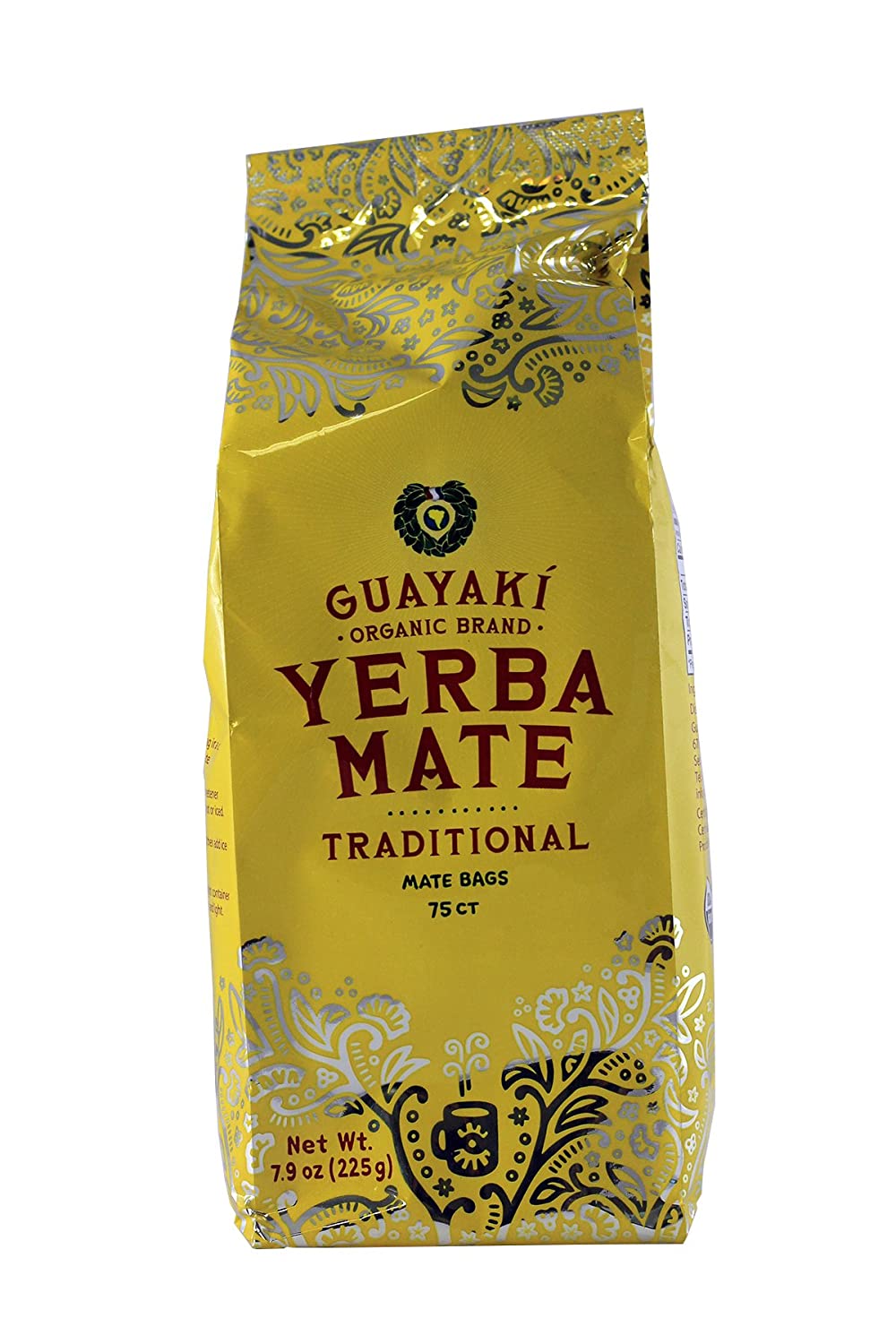 Organic Yerba Mate  Unsmoked  100 Unwrapped Tea Bags  ECOTEAS