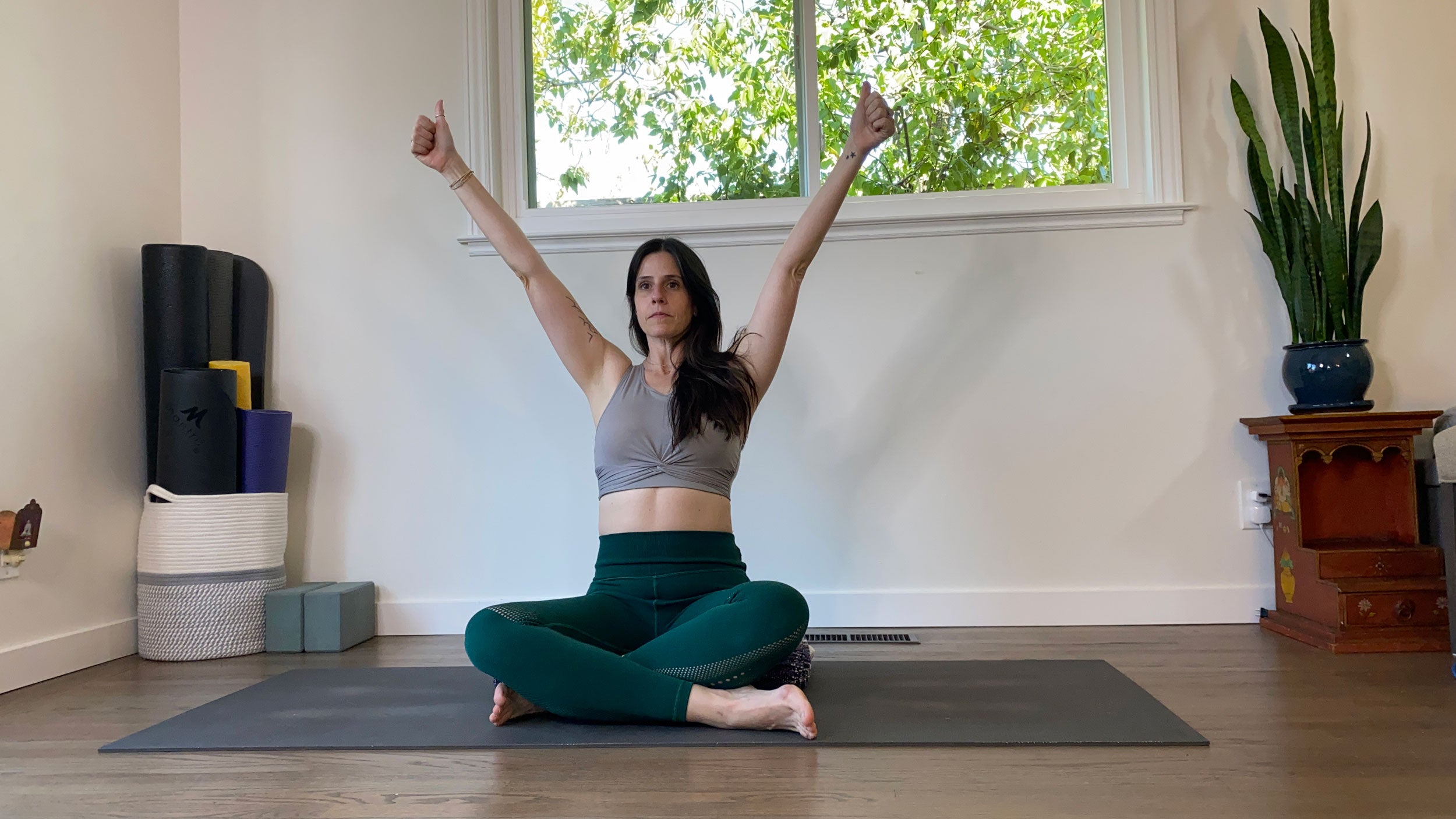 Soothing 7-Pose Post-Natal Yoga Practice