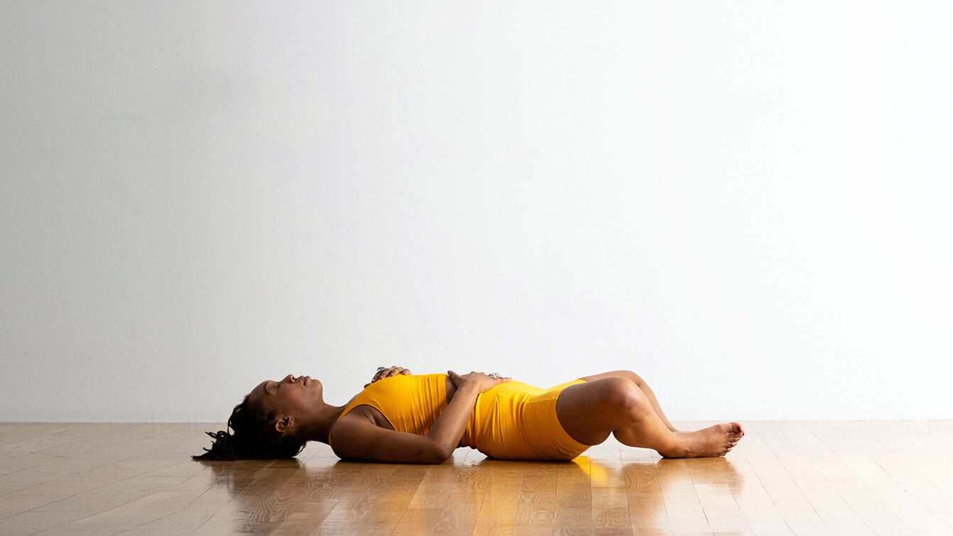 Reclining Bound Angle Pose | Supta Baddha Konasana