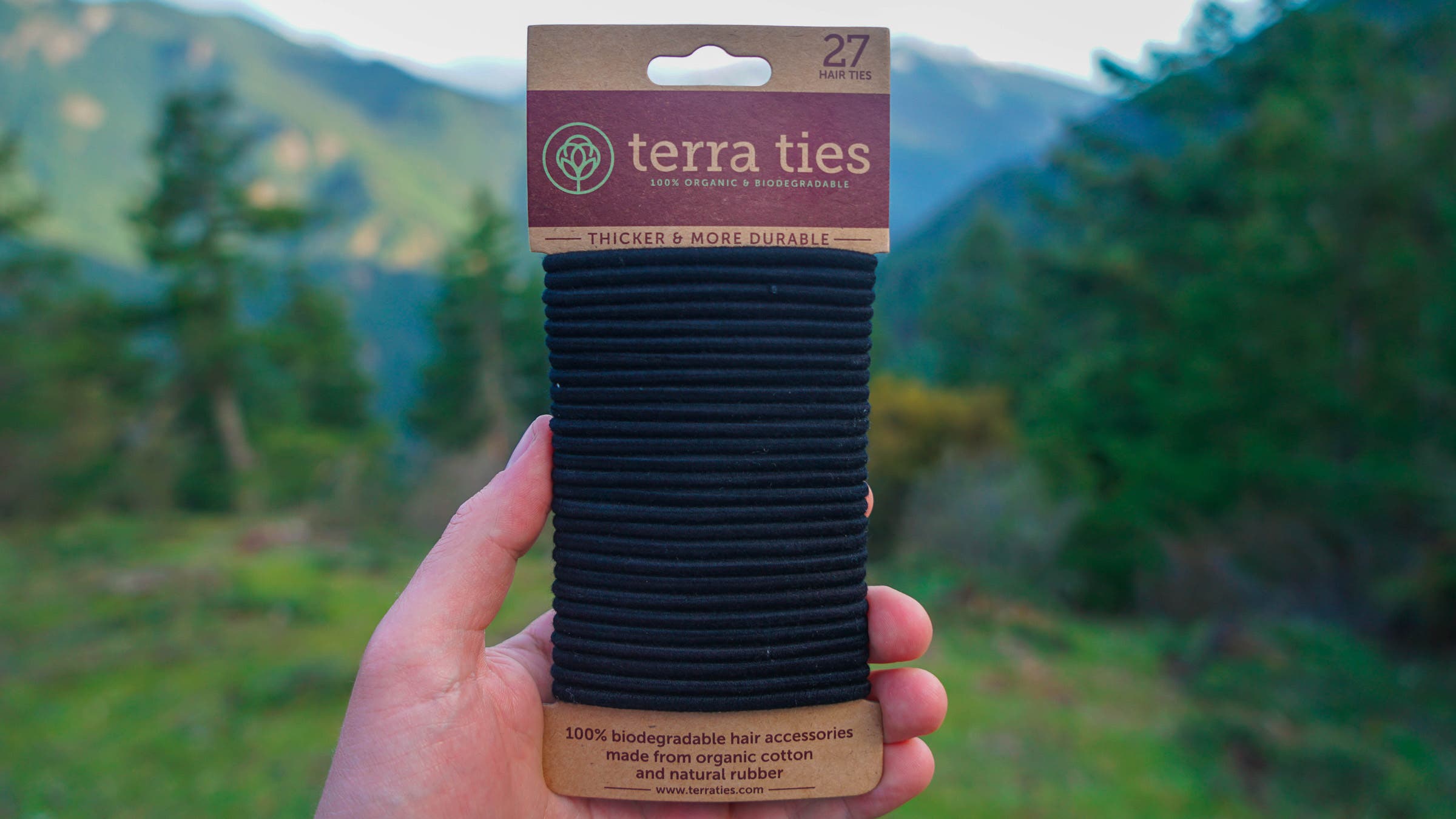 Black Terra hair ties