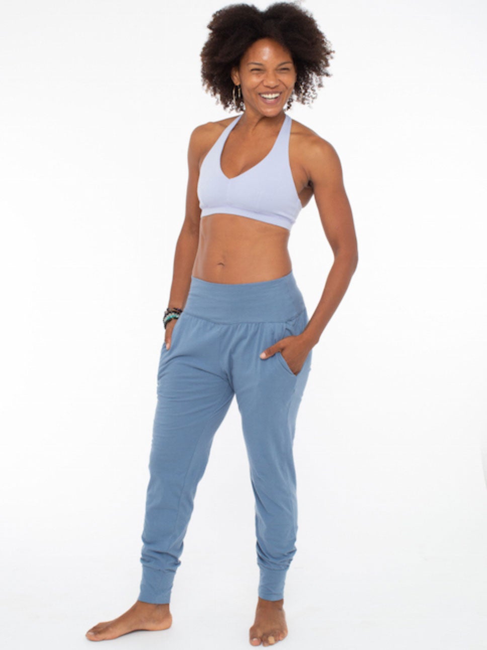 Buy DIBAOLONG Womens Joggers with Pockets Loose Yoga Sweatpants Casual  Harem Workout Lounge Pants Black XL at Amazonin