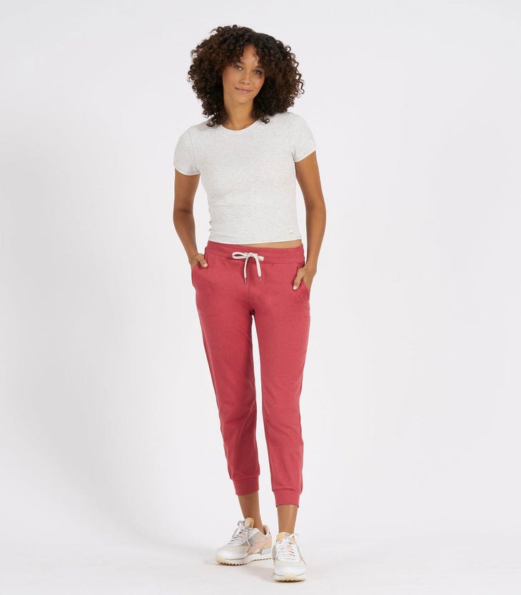 BetaBrand Straight-Leg 7-Pocket Dress Pant Yoga Pants Pink Small Petite