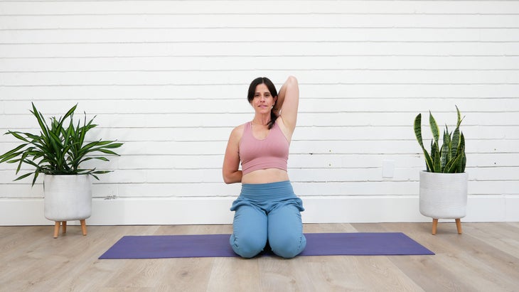 Premium Photo  Athletic woman balancing in yoga pose indoors