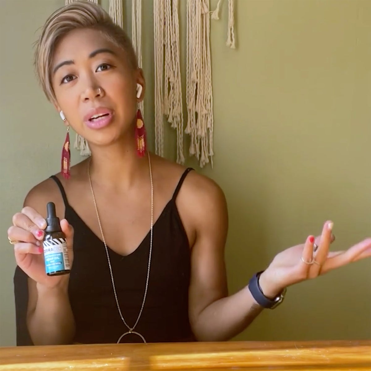 Zebra CBD Full Spectrum Hemp Oil Yoga Journal