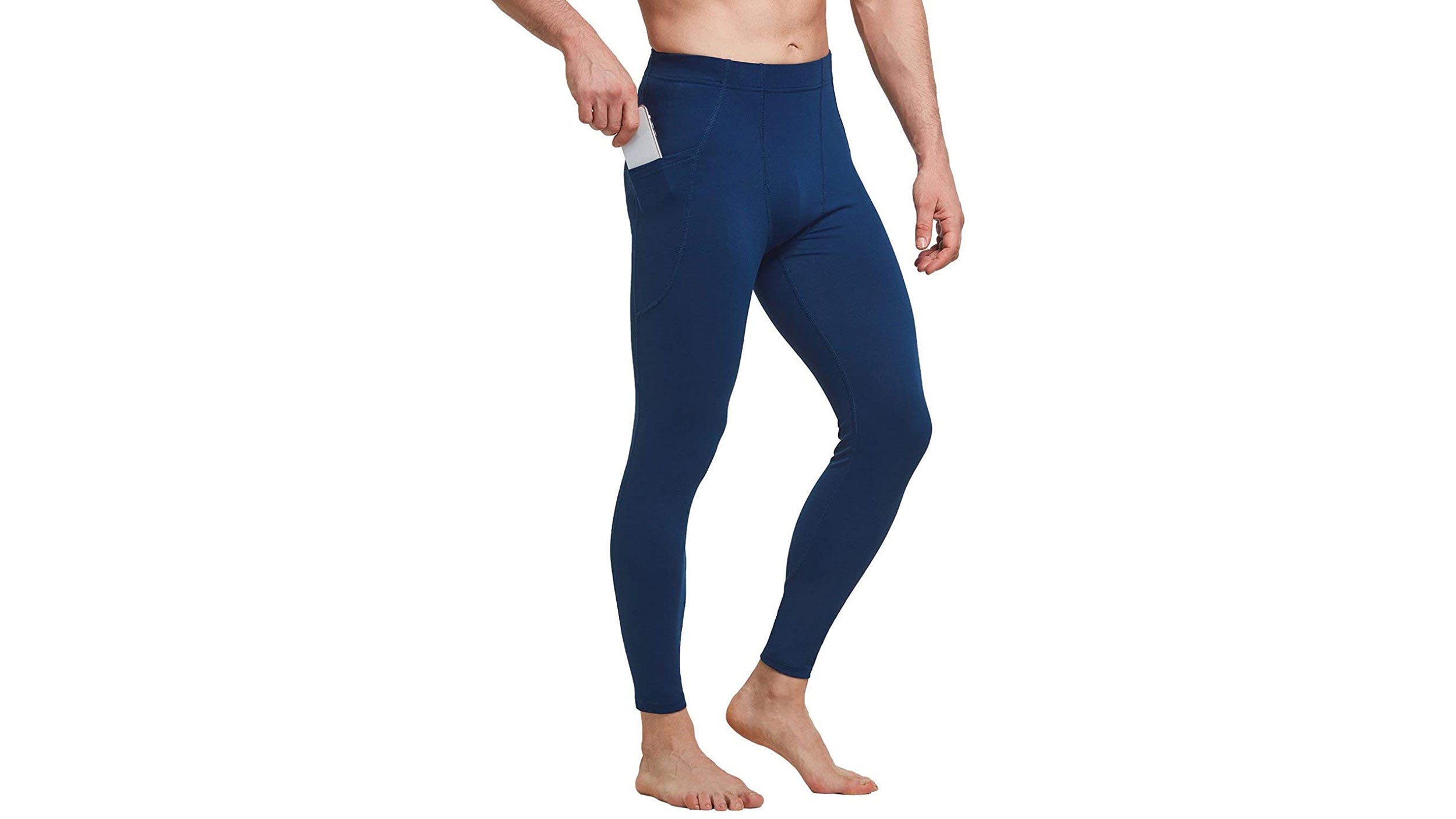 inhzoy Mens Solid Color Bulge Pouch Long Trousers Low Rise Stretchy Pants  Workout Legging Sportwear - Walmart.com